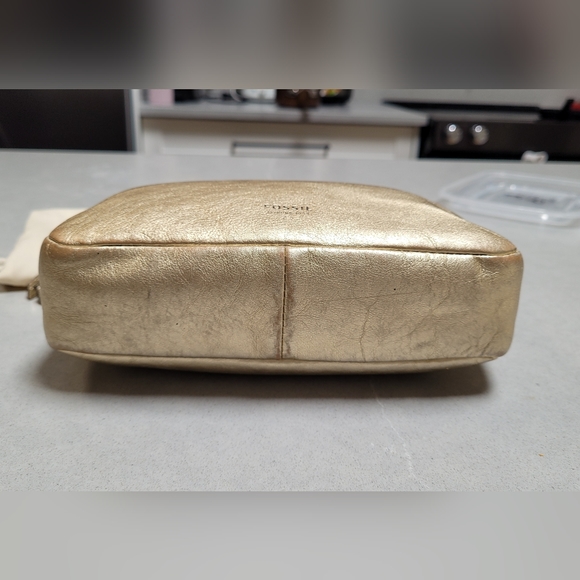 Fossil Gold Crossbody Purse - Picture 3 of 4